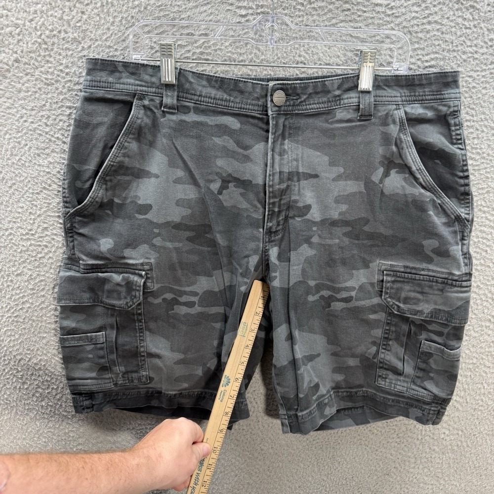 Red‎ Head Shorts Mens 38 Gray Camouflage Cargo Stretch Outdoors Hiking Workwear - Picture 5 of 9